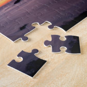 Een zonsondergang over de oceaan in Costa Rica Legpuzzel (Zijkant)