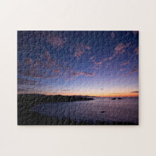 Een zonsondergang over de oceaan in Costa Rica Legpuzzel