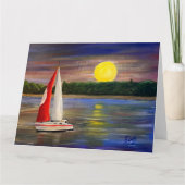 Een zonsondergang van Gary Poling Kaart (Voorkant)