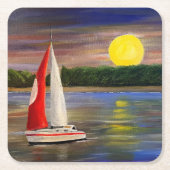 Een zonsondergang van Gary Poling Kartonnen Onderzetters (Voorkant)