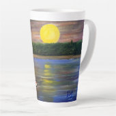 Een zonsondergang van Gary Poling Latte Mok (Rechterhoek)