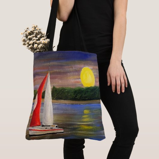 Een zonsondergang van Gary Poling Tote Bag (Dichtbij)