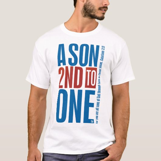 Een zoon 2de tot één t-shirt (Voorkant)