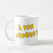 Een zoon pépère! koffiemok (Links)