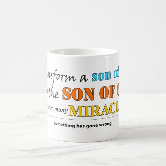 Een zoon van man Mirakel Mok veranderen (Center)