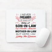 Een zoon zijn in de wet die je zoon geeft muismat (Met muis)