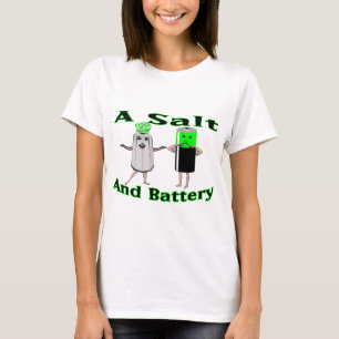 Een zout en batterij t-shirt