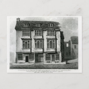 Een zuidelijk Uitzicht van de Falcon Tavern Briefkaart