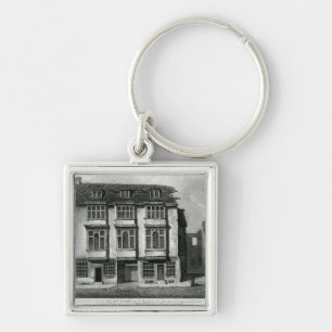 Een zuidelijk Uitzicht van de Falcon Tavern Sleutelhanger