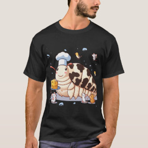 Een zuivel Koe isopode voedt de muizen met kaas T-shirt