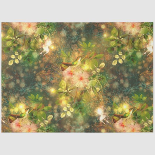 Een zuivelfabriek in het ontwerp van de tuin 15 tissuepapier (Voorkant)