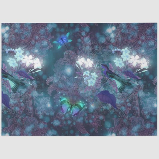 Een zuivelfabriek in het ontwerp van de tuinserie  tissuepapier (Voorkant)