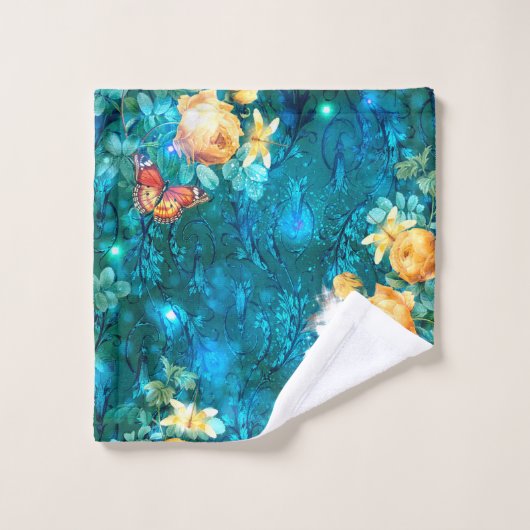 Een zuivelfabriek in ontwerp 11 uit de tuin-reeks bad handdoek (Wasdoekje)