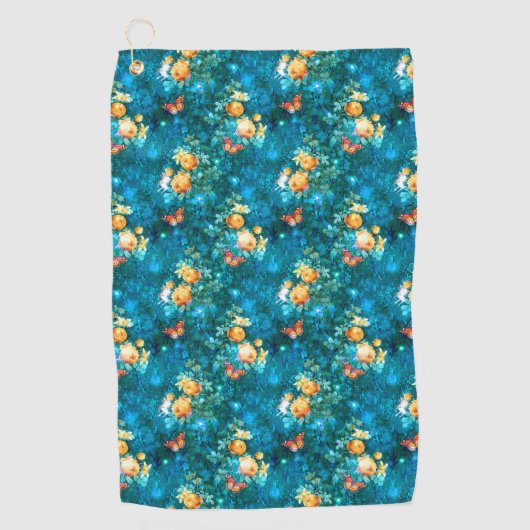 Een zuivelfabriek in ontwerp 11 uit de tuin-reeks golfhanddoek (Voorkant)