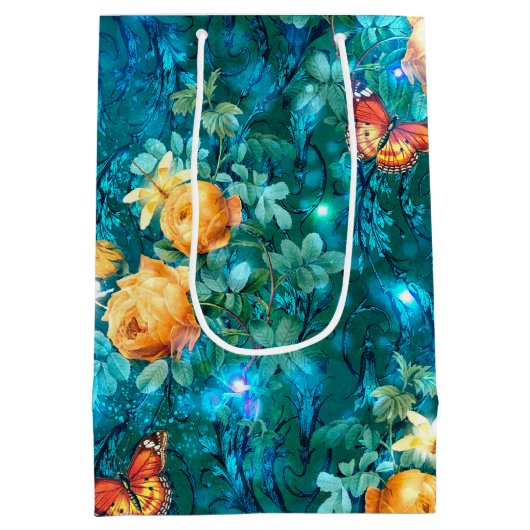 Een zuivelfabriek in ontwerp 11 uit de tuin-reeks medium cadeauzakje (Achterkant)