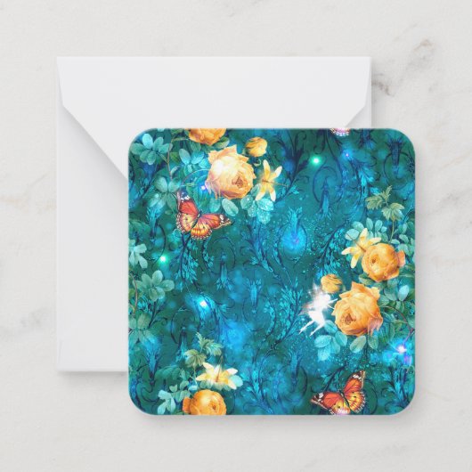 Een zuivelfabriek in ontwerp 11 uit de tuin-reeks notitiekaartje (Voorkant)