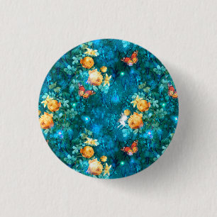 Een zuivelfabriek in ontwerp 11 uit de tuin-reeks ronde button 3,2 cm