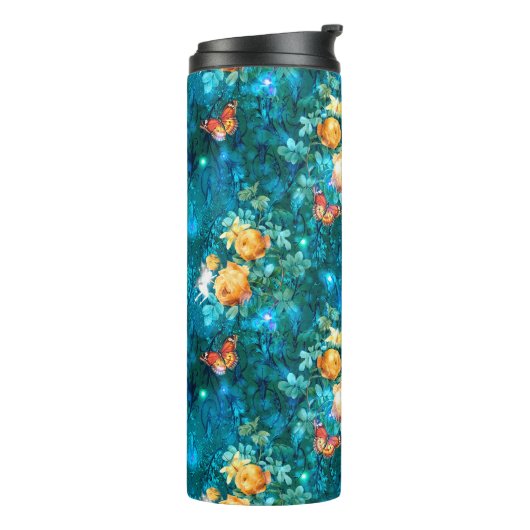 Een zuivelfabriek in ontwerp 11 uit de tuin-reeks thermosbeker (Gedraaid links)