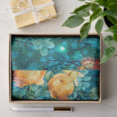 Een zuivelfabriek in ontwerp 11 uit de tuin-reeks tissuepapier (Geschenk)