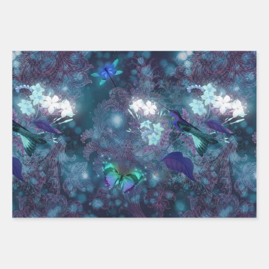 Een zuivelfabriek in ontwerp 1 van de tuin-reeks inpakpapier vel (Voorkant 3)