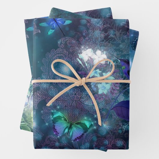 Een zuivelfabriek in ontwerp 1 van de tuin-reeks inpakpapier vel (In situ)