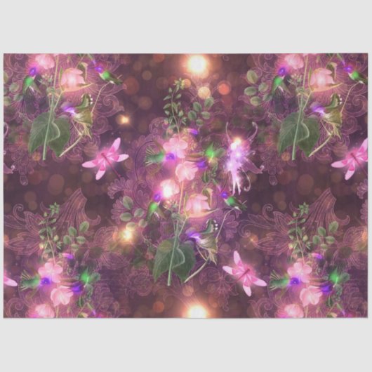 Een zuivelfabriek in ontwerp 1 van de tuin-reeks tissuepapier (Voorkant)