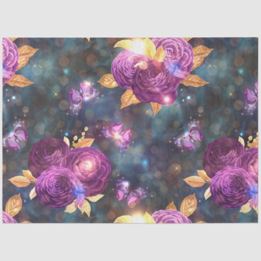 Een zuivelfabriek in ontwerp 3 van de tuin-reeks tissuepapier (Voorkant)