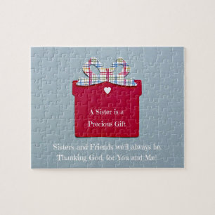 Een zusje is een kostbaar cadeau legpuzzel