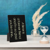 Een zuster is een Forever Friend Plaque Fotoplaat (Zijkant)