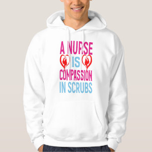 Een zuster is mededogen in struisvogels hoodie