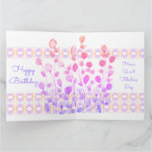 Een zuster verjaardag groeten kaart (Binnen)