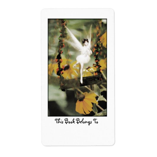 Een zwaai in de tuinbouwplaat etiket (Voorkant)