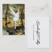 Een zwaai in de tuinmini-printer visitekaartje (Voorkant / Achterkant)