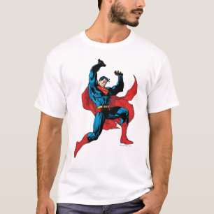 Een zwaar object vasthouden t-shirt