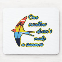 Eén zwaluw maakt nog geen zomer