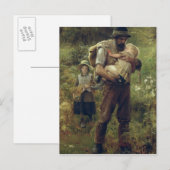 Een zware last briefkaart (Voorkant / Achterkant)