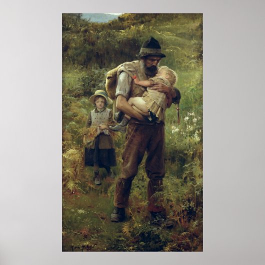 Een zware last poster (Voorkant)