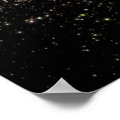 Een zwart gat in een wereldwijd cluster poster (Hoek)