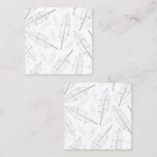 Een zwart lijst met een witte achtergrond met lijn contactkaartje