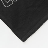 Een zwart Man spreekt, luistert en leert zijn zwar Fleece Deken (Hoek)