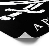 Een zwart poster met Pirates Life - klein (Hoek)