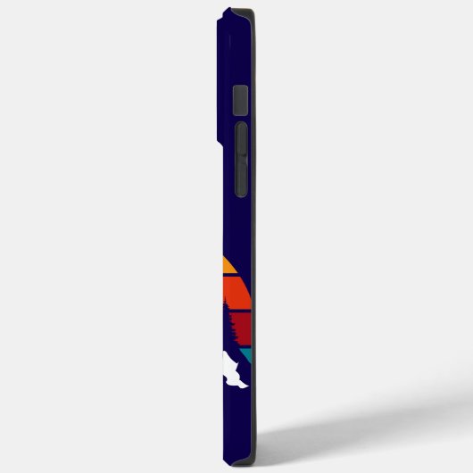 Een zwart uitzicht Case-Mate iPhone case (Achterkant / Links)