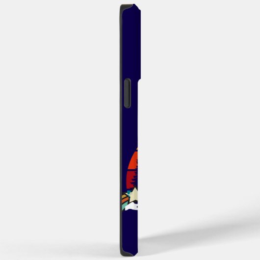 Een zwart uitzicht Case-Mate iPhone case (Achterkant / Rechts)