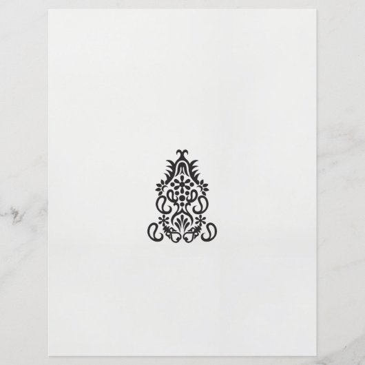 Een zwart-wit afbeelding van een  ontwerp (Voorkant)