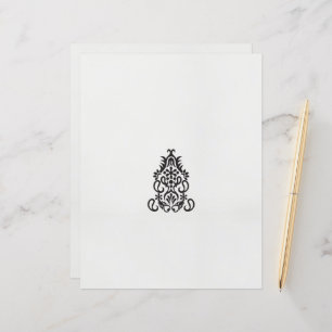 Een zwart-wit afbeelding van een  ontwerp