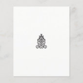 Een zwart-wit afbeelding van een  ontwerp flyer (Voorkant)