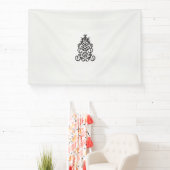 Een zwart-wit afbeelding van een  ontwerp spandoek (Insitu)