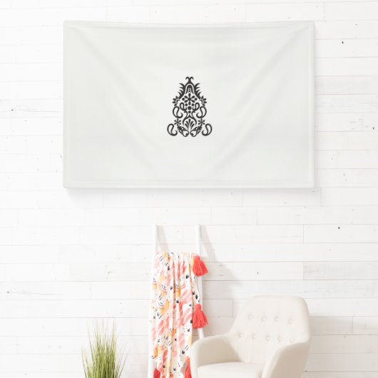 Een zwart-wit afbeelding van een  ontwerp spandoek (Insitu)