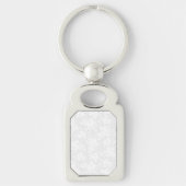 Een zwart-wit foto lijst met een witte backgro sleutelhanger (Voorkant)