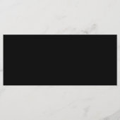 Een zwart-wit foto menu (Voorkant)